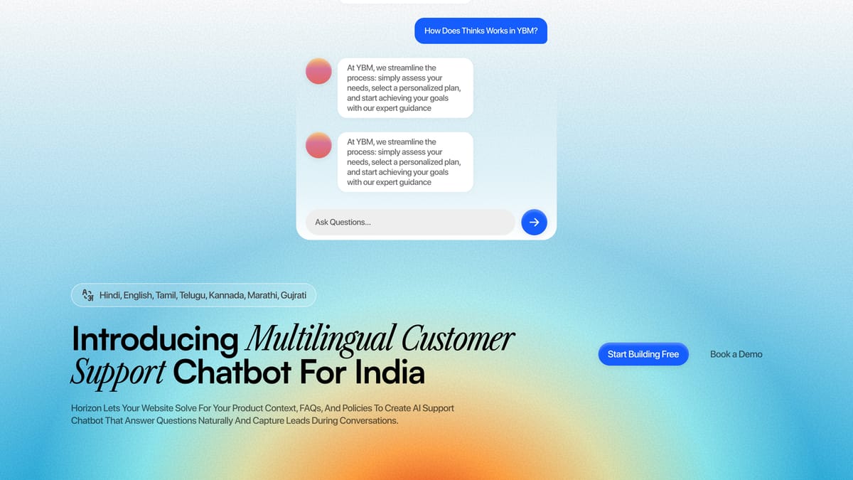 Your Website Can Become Conversational in 10 Minutes - Horizon by YBM Labs